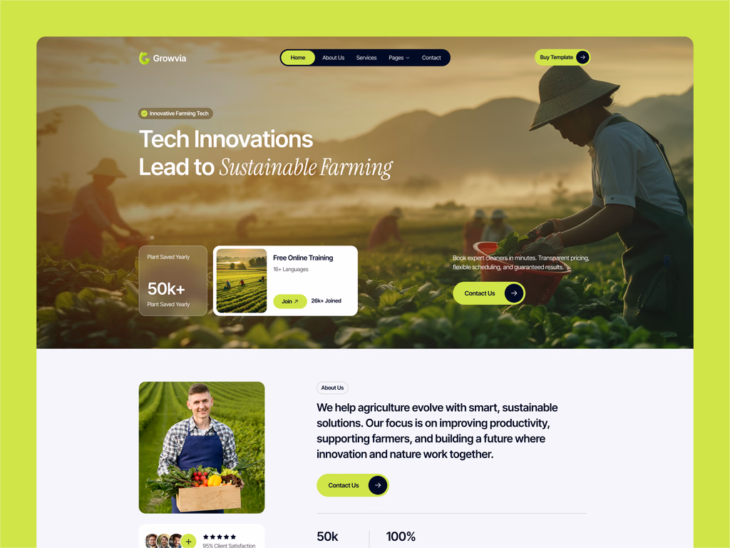 Growvi website preview